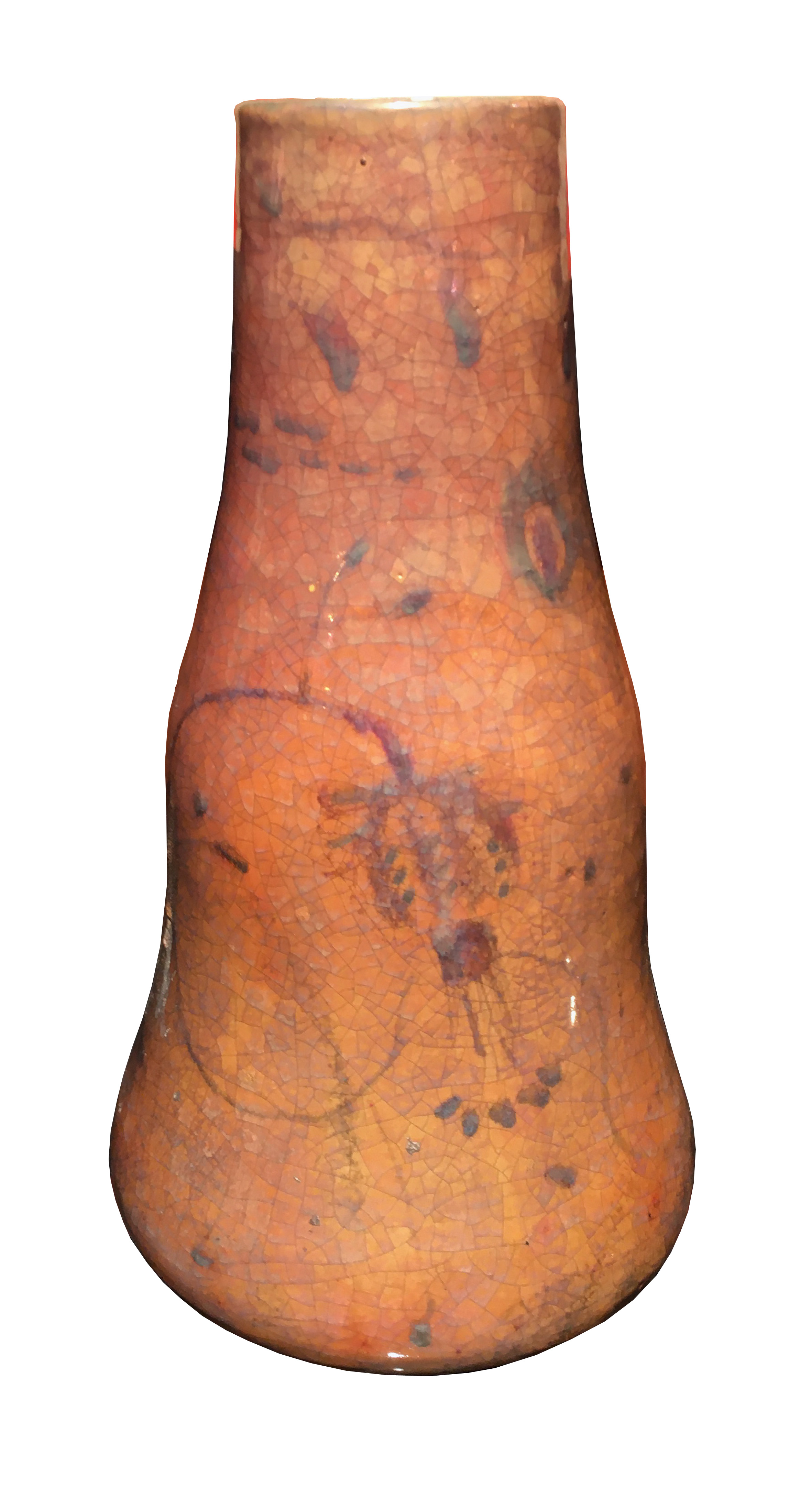 Pietro melandri: Vaso in ceramica Vintage Pera del XX Secolo Pezzo di storia autentico - Robertaebasta® Art Gallery opere d’arte esclusive.